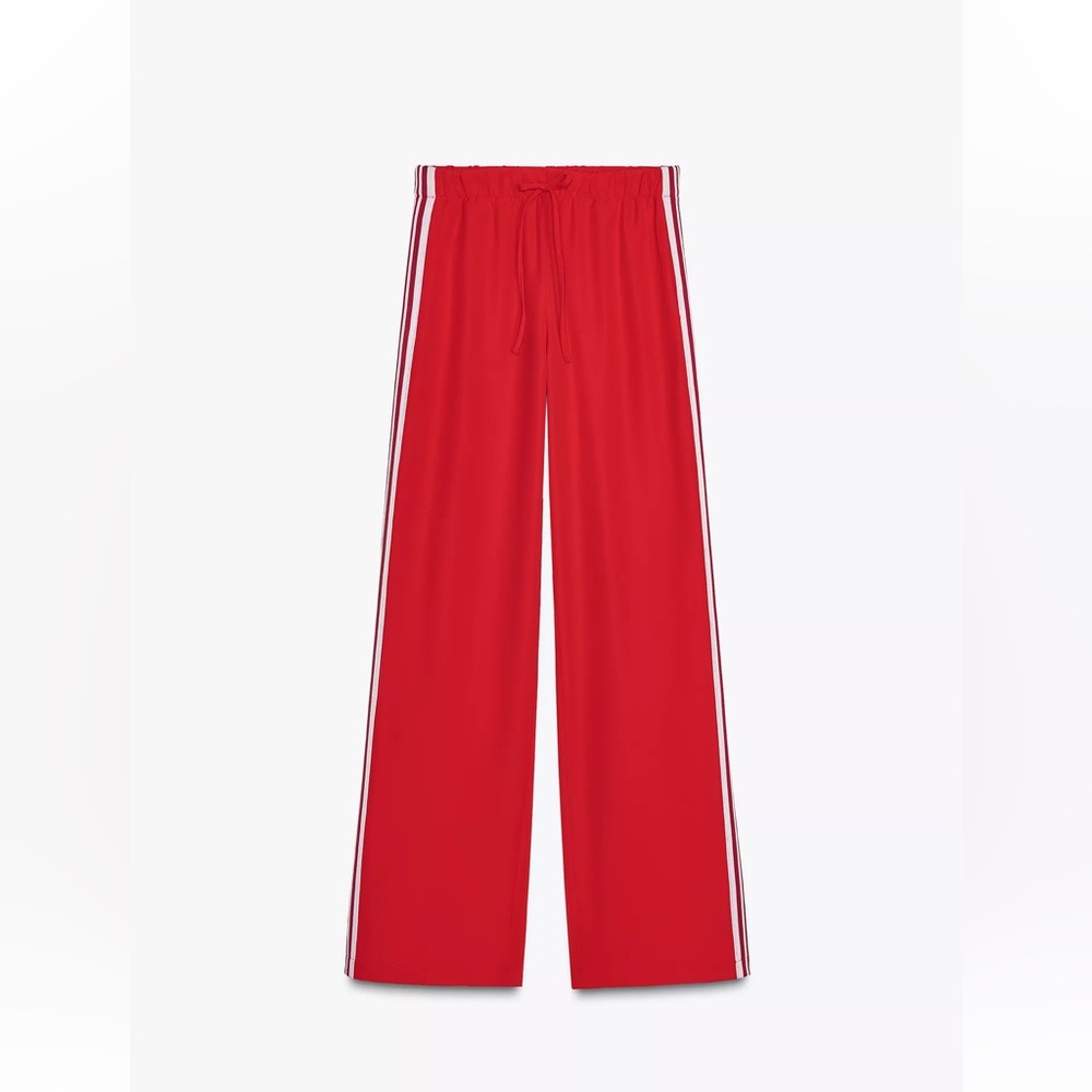 Zara pants with side stripes